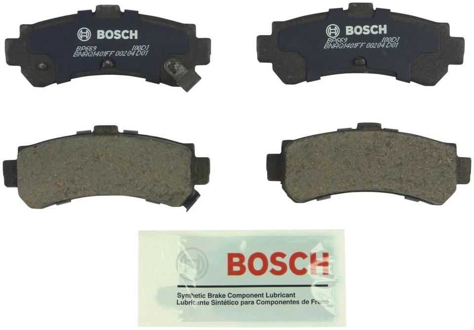 Juego de pastillas de freno de disco traseras Bosch BP669 para Nissan Sentra 200SX 1995-1999 Foto 3 de 3