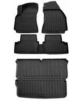 Gummimatten FußMatten Kofferraumwanne FüR Opel Zafira A 1999-2005