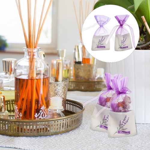 20 Pcs Lavender Bags Organza Cotton Drawstring Small Gift Candy Sachets Bag  - Zdjęcie 12 z 12