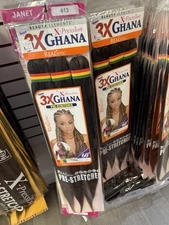 Multi Pack REALISTIC - Original X-Pression 3X Ghana Braids 40" Easy to braid