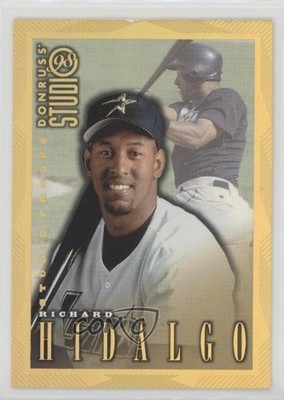 1998 Donruss Studio Studio Proofs Gold /300 Richard Hidalgo #146 1u6