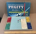 Vintage 1962 Parker Brothers Pegity Board Game Good Condition Rare Copy