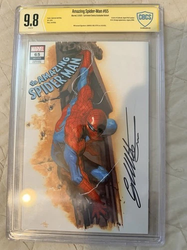 SPIDER-MAN #65 NYCC CARNIVORE GABRIELE DELL OTTO SIGNED Megacon 2025 Exclusive