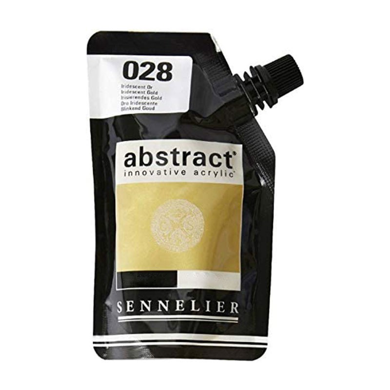 Peinture acrylique en sachet or anti-gaspillage pour techniques mixtes