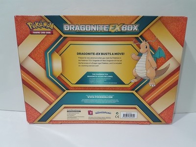 pokemon trading card game dragonite ex box Pokmon Game: Mega Forces Tin (1 Tin per Order) Styles May Vary 10-10411-126 Trainers rarely see these formidable Pokemon and few are lucky enough to catch them Pokmon Dragonite EX Box