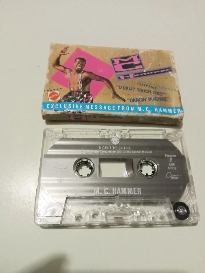 MC Hammer Cassette Tape 1991 Mattel Exclusive Bustin' Productions New Sealed - Image 3 of 4