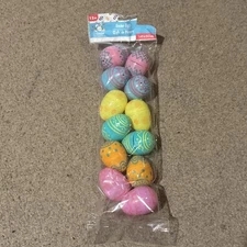 12 Pack Of Easter Eggs Assorted Colors And Designs, Good Quality Easter Eggs!!!