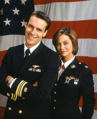 David James Elliott Catherine Bell in Jag 1998 Old Television Show Photo 2