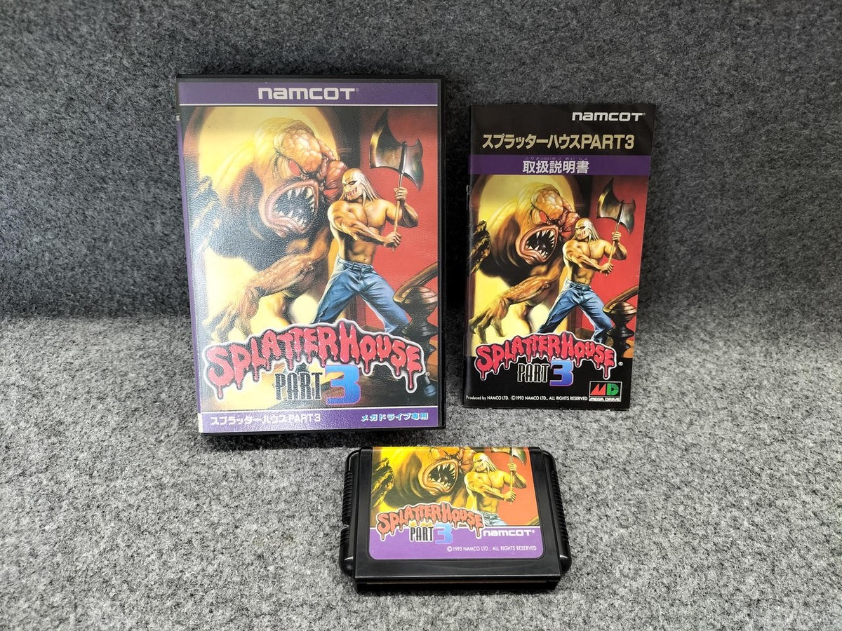 Namco Splatterhouse Part 3 Mega Drive MD Japan Ver. | eBay