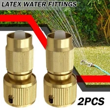 2pcs Expandable Hose Repair Adaptor Garden Hose Fitting Connec P2G9 S5D7 F0R1