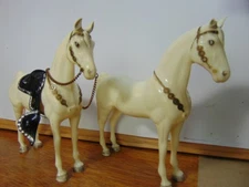 LOT OF 2 VINTAGE Early Breyer Western Style Horses