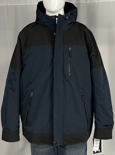 Club Room Men's Blue 3-in-1 Hooded Full-Zip Parka Coat Jacket Size Large New - Picture 1 of 7