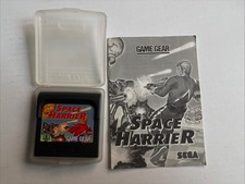 Space Harrier (Sega Game Gear, 1991) Includes Manual And Plastic Cartridge Case