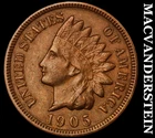1905 Indian Head Cent-Extra Fine + Scarce Better Date No Reserve #i6531