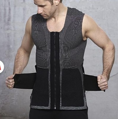 ALIGNMED SpinalQ Rx Compression Vest Black SIZE LARGE  