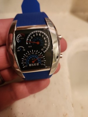 New Racing Car Dashboard Design Watch Silicone Strap For Boys And Men Car Lovers