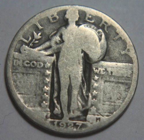 1927-S Standing Liberty Silver Quarter - 25C - No Reserve!