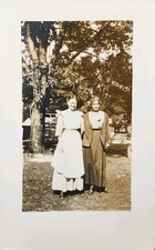 1911 Real Photograph Postcard ~ Pretty Young Ladies ~ #-7004