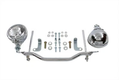 Kit de focos cromados para Harley Davidson Foto 3 de 3