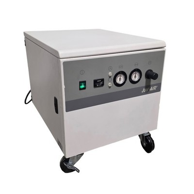 JUN-AIR OF302-4M Oiless Rocking Piston Compressor 0.6Hp, 120psi, 4 Liter, 120VAC