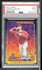 2024 Topps Series 2 Fireworks 4/5 Jordan Lawlar #451 PSA 9 MINT 1mc9