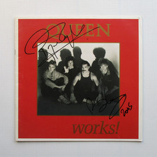 Queen Brian May + Roger Taylor Autographed Works Signed Tour Programme (2005)