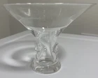 Steuben Bouquet Vase With Applied Thumbprints Mid-Century Glass Flared