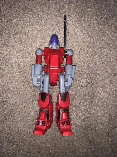 Vtg Mospeada Henshin Robo Bartley VR-038-L  No Motorcycle Robot Gakken red toy