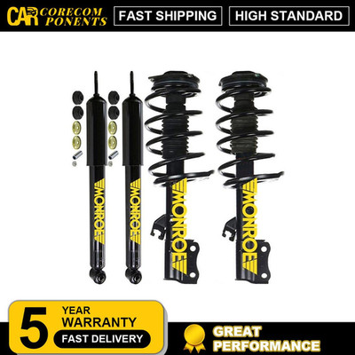 Monroe OE Front Struts & Rear Shock For 2013 Nissan Sentra Lifetime Warranty