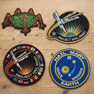 Embroidered Project Hail Mary Movie Patch Rocket Launch Space Iron