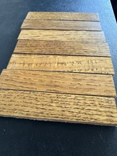Oak Parquet Wood Flooring 7 Finger Used Vintage Single REPLACEMENTS