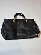 Borsa a tracolla Marc by Marc Jacobs in pelle nera con ciottoli borsa ferramenta oro