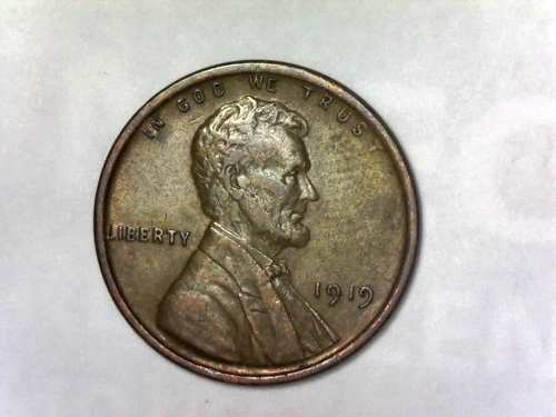 1919, Lincoln Cent-XF