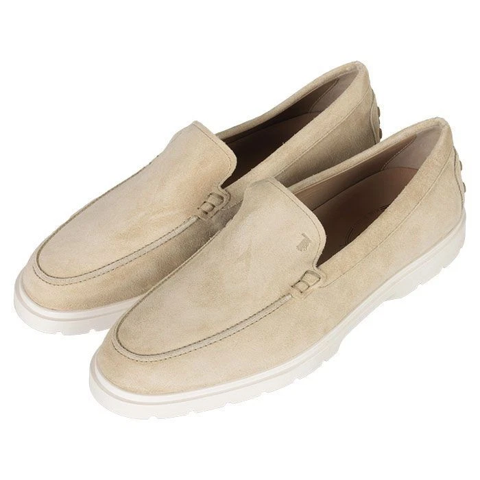 TOD’S Tods Mocassino Uomo Camoscio Beige Chiaro 138852291