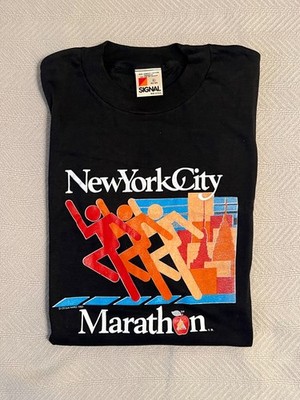 Vintage NOS 1983 New York City Marathon T-Shirt Large Signal 100