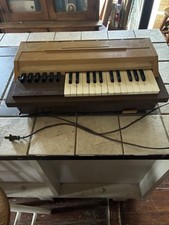 Vintage Emenee Audion Electric Chord Organ Model 1805 Works Piano Music Plug