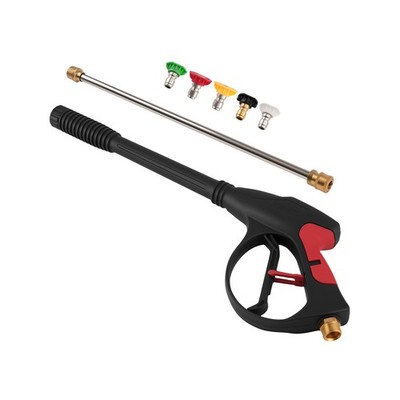 Heavy Duty Pressure Washer Gun M22 4000PSI with Extension Lance & 5 Nozzles
