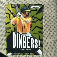 2025 Panini Prizm Dingers! Tommy White #19 Oakland Athletics Insert