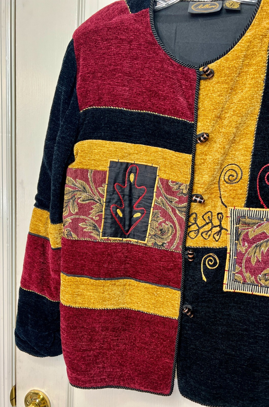 Allure Women's Jacket Patchwork Brocade Blazer Ba… - image 3