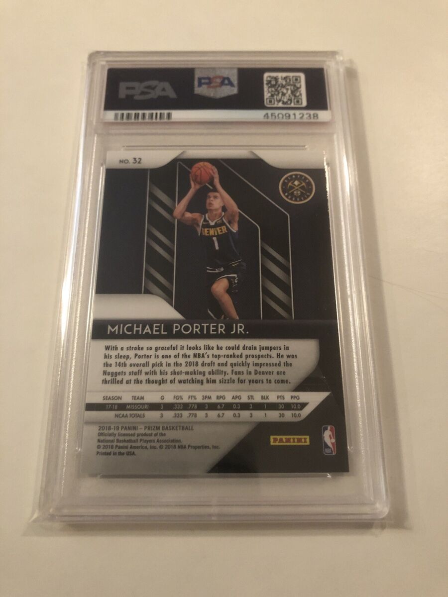 Michael Porter Jr. RC Rookie Base Prizm PSA 10 GEM MINT | eBay Michael Porter Jr. RC Rookie Base Prizm PSA 10 GEM MINT | eBay