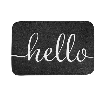 Bath Mat Durable Kitchen Carpet Multi-function Easy Clean for Garage and Laundry
