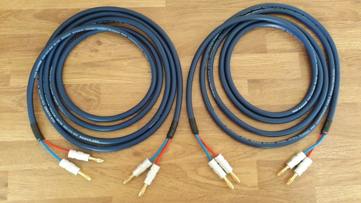 VAN DAMME Blue Series スピーカーケーブル 2m pair VAN DAMME Blue Series スピーカーケーブル 2m pair