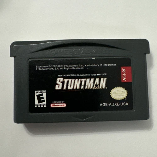 Stuntman Nintendo Game Boy Advance Cartridge Only. Untested