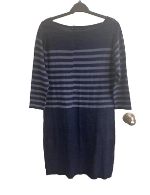 Peruvian Conection Womens Sapphire Deauville Tunic Stripe Short Dress Size S