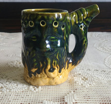 Scherzkrug Waldmann Waldschrat Keramik Krug