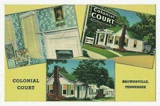 Colonial Court, Brownsville, Tennessee 1940's