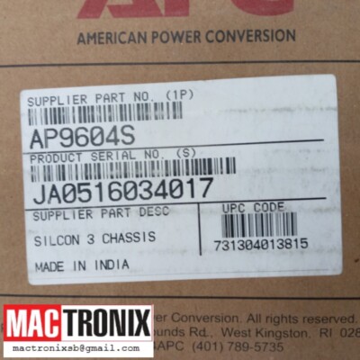 APC AP9604S Silcon 3 Chassis