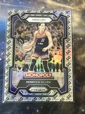 2024 Panini Prizm WNBA Monopoly Rebecca Allen Go Space Silver Parallel #18 SSP