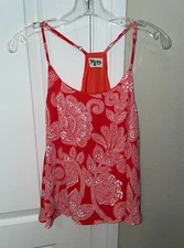 SHOW ME YOUR MUMU Red White Cami Top S Carson Bandana