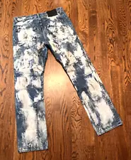 PRPS Barracuda Jeans Straight Leg E77P55X 34x34 Distressed Moto